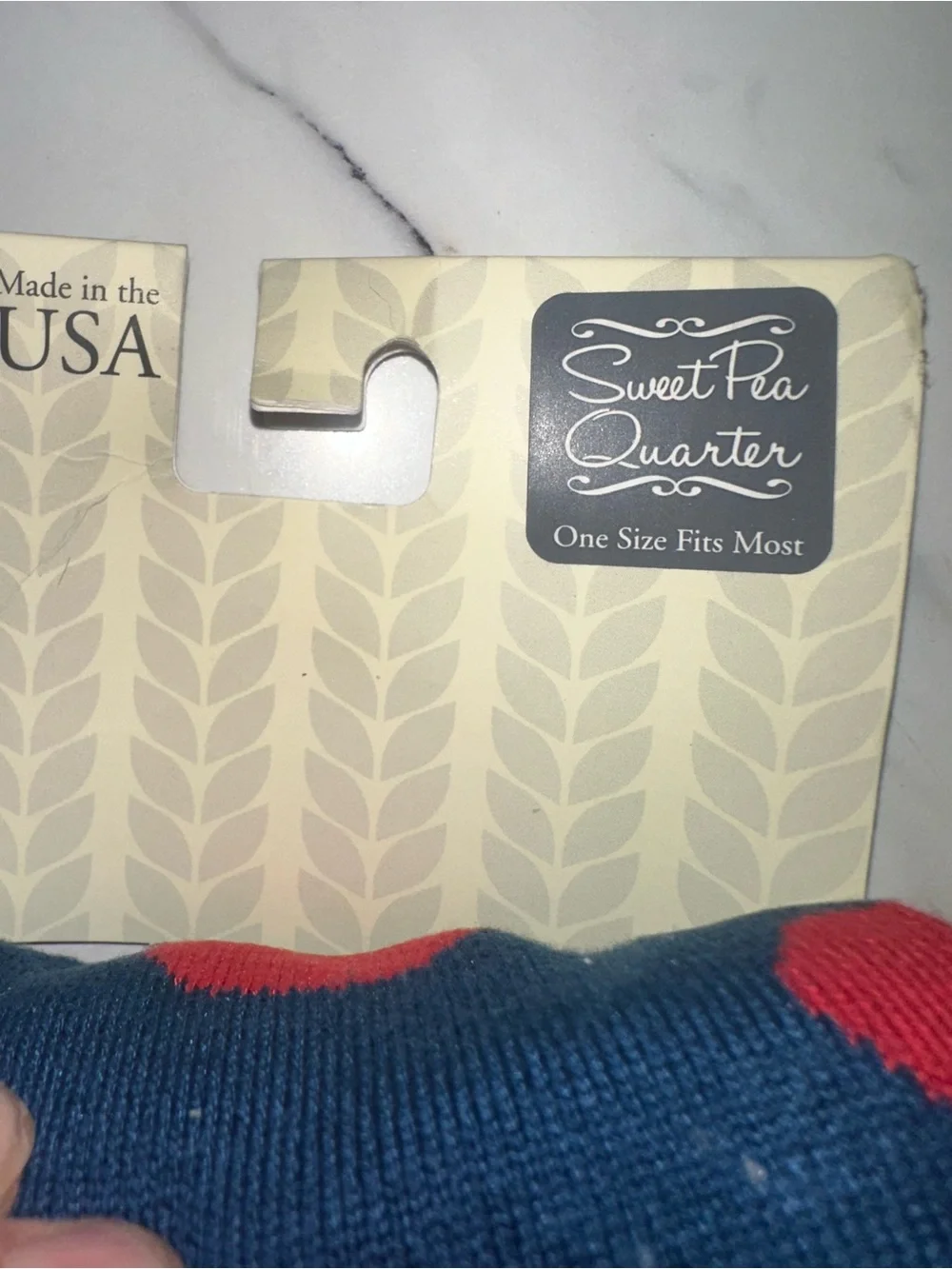 World's Softest Women’s Socks 2-Pack — Navy with Red Dots & Gray Patterned